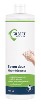 SAVON DOUX A USAGE FREQUENT (500 ml): EQUIP SANTE DÉSINFECTION